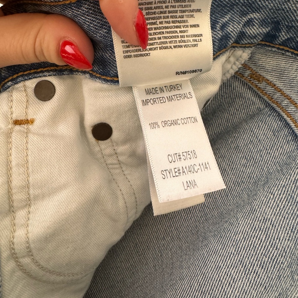 AGOLDE Lana Straight Jean - Picture 7 of 9